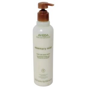 Aveda Rosemary Mint Hand Body Wash Gentle Cleansing Formula Organic 8.5 oz. READ